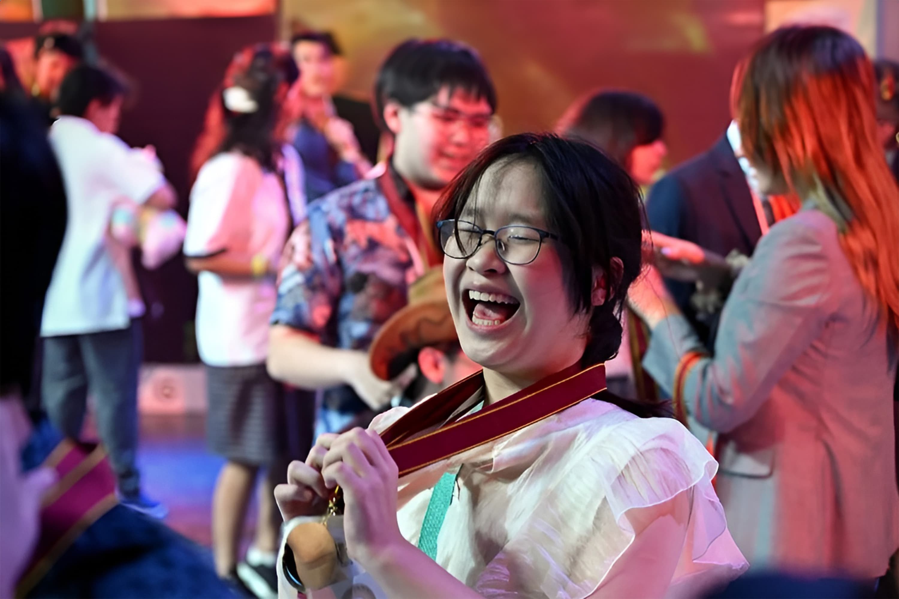 Student winning in international competitions